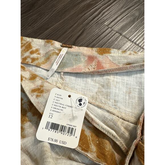 Free People NWT Boho Sweet As Beach Mini Skirt - Picture 6 of 9